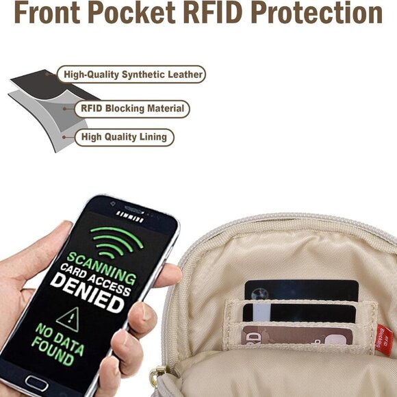 Small Crossbody Sling Bag for Women Travel Purses Anti Theft Cross Body Bag for - Picture 4 of 8